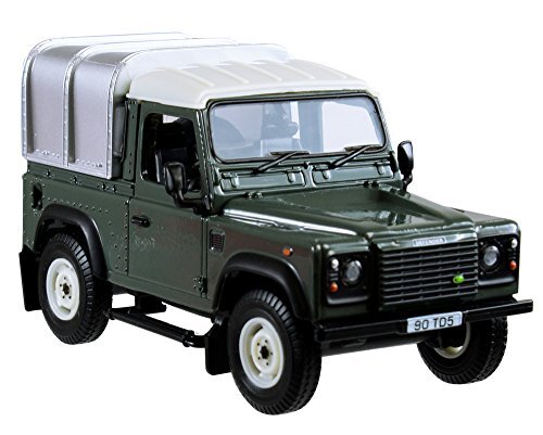 Britains Land Rover - Defender 90 met kap (groen), Britians hoogwaardig speelgoed van metaal en kunststof om te spelen en te verzamelen. Voor kinderen vanaf 3 jaar en liefhebbers van getrouwe replica