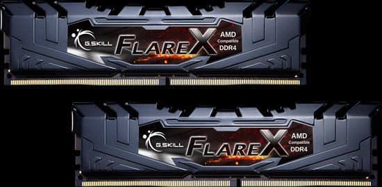 G.Skill Flare X DDR4 16GB (2x8GB) 3200MHz CL16 - F4-3200C16D-16GFX