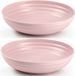 Plasticforte - Bol - 8 stuks - Kunststof - Oudroze - Ø22 x 5.5 cm