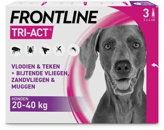 Frontline Frontline Tri-Act L - 3 pipetten - 20-40 Kg