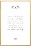 Deknudt Frames S011A4 Fotolijst - Smal Goud - Kunststof - 40x60 cm
