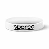 10 Sparco Armband Heren S099093BI10 Siliconen 9 cm Wit (10 Stuks)
