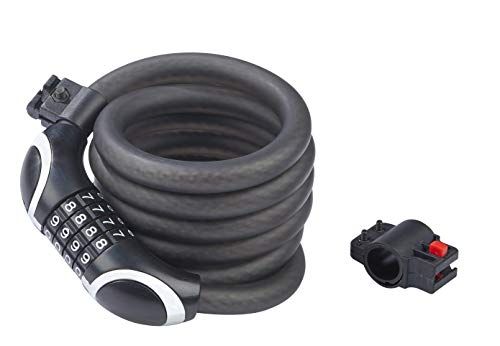 Dansi Fietsslot met programmeerbare cijfercode, inclusief houder, cijferslot fiets, fietsslot, fietssloten, fietsslot