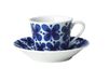 Rörstrand Coffret cadeau Tasse avec soucoupe Mon Amie 14 cl Bleu et blanc