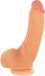 XR Brands AC430 - Girthy George Dildo with Suction Cup - 9 inch - Flesh