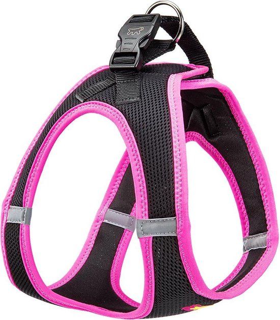 Ferplast Kaori Hondentuigje - Zwart/Roze - Polyester - 48-54 cm