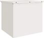 Coffre de rangement de coussins de jardin en acier galvanisé 55 x 50,5 x 50 cm 117 L