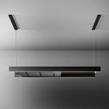 Falmec Light Hangend Zwarte Afzuigkap - 500 m³/uur - Recirculatie