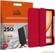 Eiger Storm 250m Stylus Hoes Geschikt voor iPad Air 13 (2024/2025/2026) - Hoes met Penhouder - Met Slimme Sleep / Wake Functie - Rood