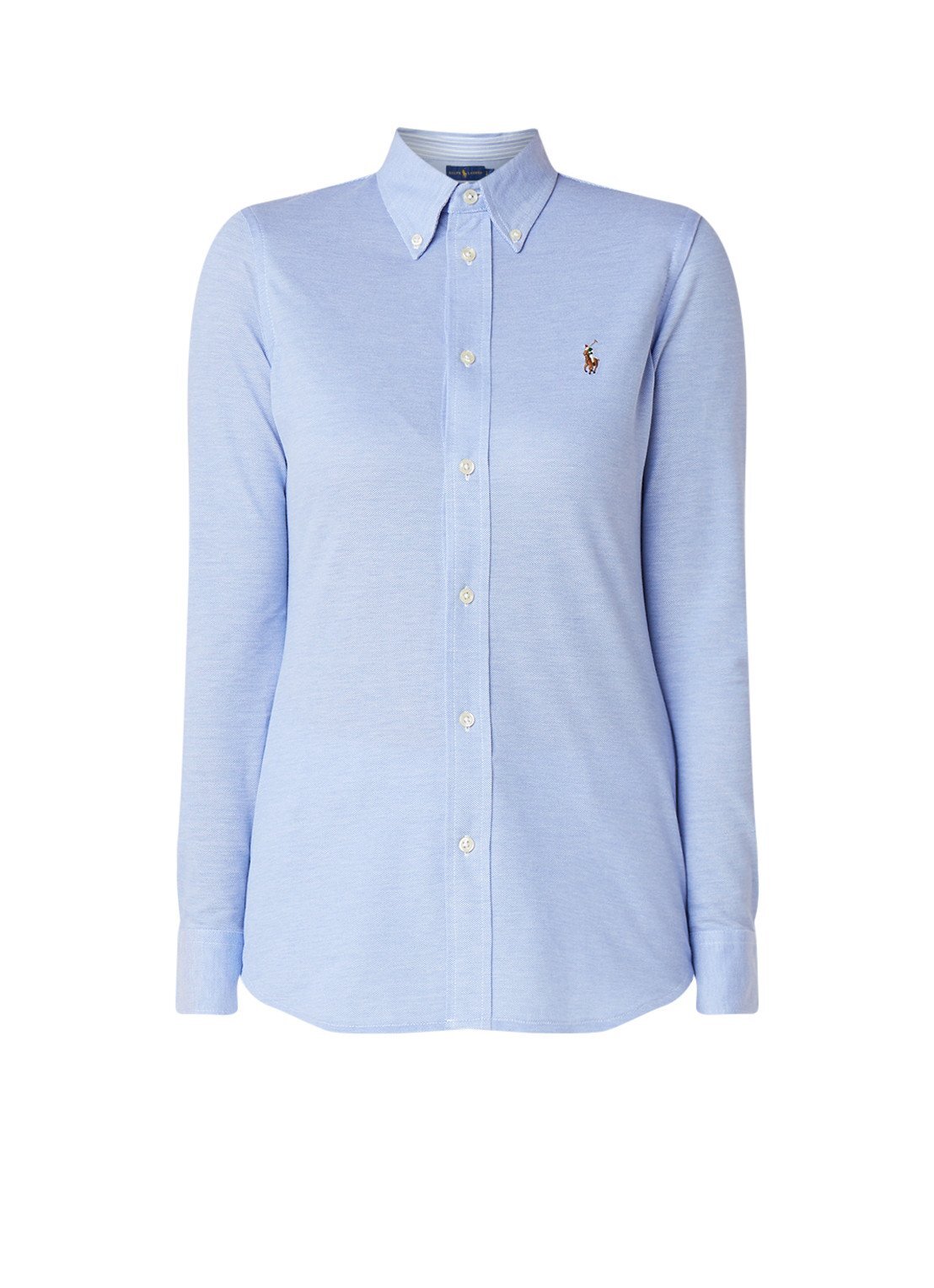 Ralph Lauren Heidi Oxford blouse van piqué katoen