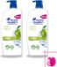 Head & Shoulders 2 x Apple Fresh Anti-Roos Shampoo Pompflacon 1000 ml