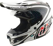 Troy Lee Designs SE5 Polycarbonate MIPS The Line Motocrosshelm - Zwart/wit