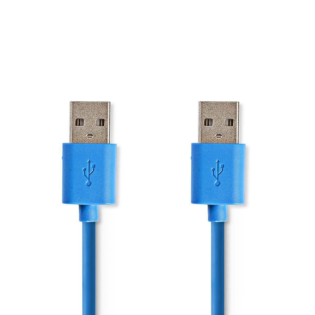 Nedis CCGP61000BU20 USB-kabel - 2 m - Blauw