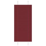 VidaXL Plissé rolgordijn 65x100 cm Bordeauxrood