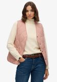 Superdry Gewatteerde Lite Bodywarmer met Voering Dames Vintage Blush