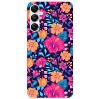 Samsung Galaxy A25 Fleurs exotiques Bedrukt siliconen hoesje