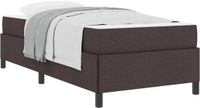 vidaXL Boxspringbed Donkerbruin 80 x 200 cm Stof