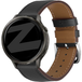 Bandz Deluxe Bracelet en cuir pour Garmin Vivoactive 3 (Noir)