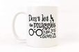 Acen "Don't Let The Dreuzels Get You Down keramische mok, wit, 11 oz