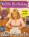 60th Birthday Word Search for Women: 60th Birthday Gift UK