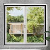 OEM Muggenwerende raamfolie, 120x130 cm, met afneembare frames