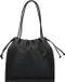 Coccinelle Leren Schoudertas Dulse Shoulderbag Noir Zwart