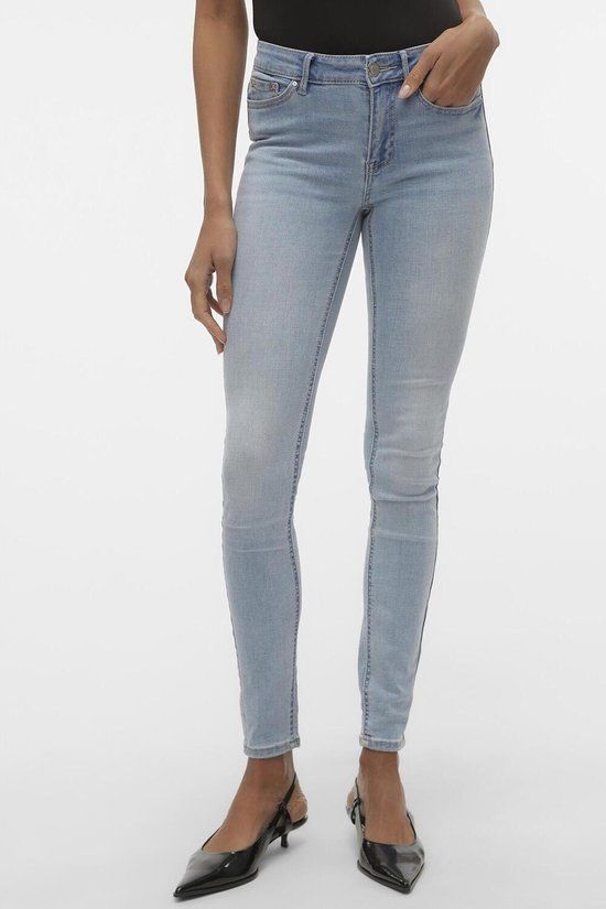 Vero Moda VMFLASH Skinny Jeans - Light Blue Denim - Women's W25/L30