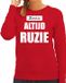 Bellatio Decorations Shoppartners Bv Rode foute Kersttrui / sweater - Kerst is altijd ruzie - dames - Kerstkleding / Christmas outfit XXL