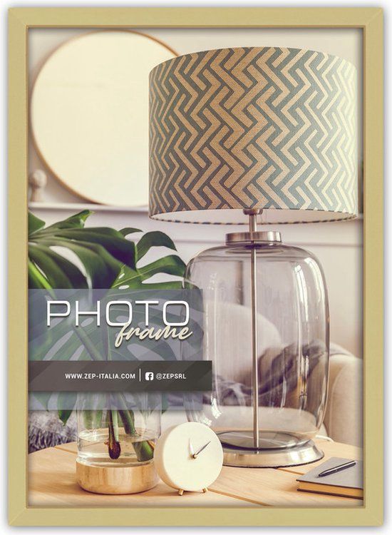 ZEP John Gold Aluminium Fotolijst - 13x18 cm - Goudkleurig