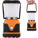 FORA Led-campinglantaarn, 1000 lm, ABS, oranje
