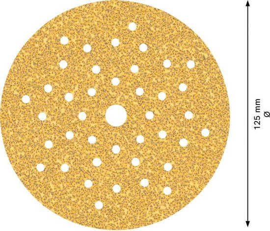 Bosch EXPERT C470 Excenterschuurpapier - Ø 125 mm - Korrel 80 - 5 stuks