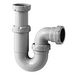 Riko Siphon - Plastique - Télescopique - 1 1/2 pouce x 40 mm - Blanc