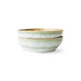 HK LIVING Pastabord 70s (Ø19,5 cm) (set van 2)