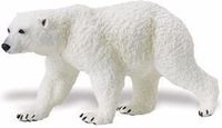 Safari LTD Speelfiguur IJsbeer - wit - plastic - dieren - 12 cm