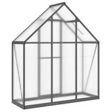 Aluminium serre met basisframe 169x58x195 cm anthracite