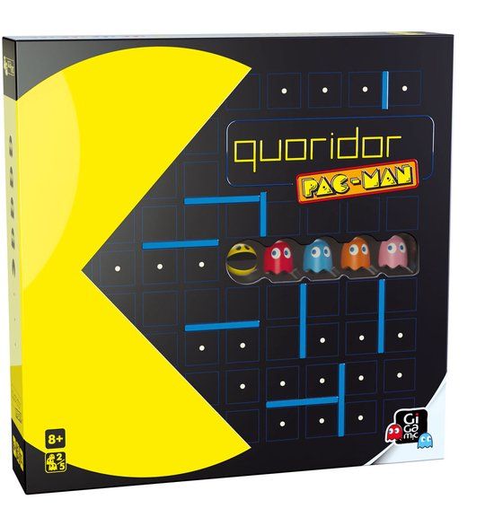 999 Games Gigamic - Quoridor Pacman - Bordspel voor volwassenen en kinderen - gelimiteerde editie van Quoridor - NL GB FR DE ES IT