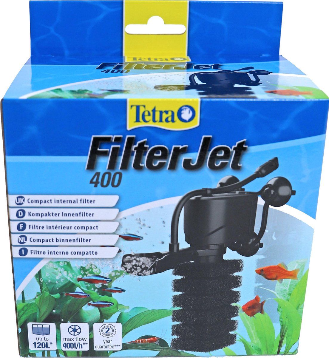 Tetra FilterJet 400 - Binnenfilter - 400 l/uur - Zwart