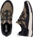 Rieker sneakers en cuir marron