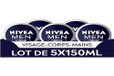 NIVEA MEN crème hydratante 3-en-1 (5 x 150 ml)