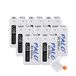 Batterie rechargeable 9V, capacité 650 mAh, chargement USB, 8 pièces