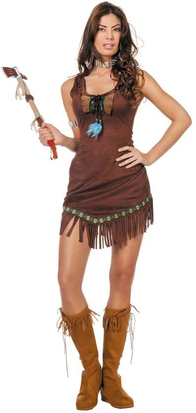 Fopshop Sexy Pocahontas Indianen Pakje Dames - 42