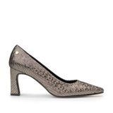 Floris van Bommel F-design leather pump gold