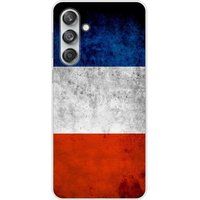 Samsung Galaxy M55 5G Franse vlag siliconen hoesje