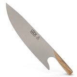 GÜDE Solingen - THE KNIFE gesmeed, 26 cm, olijfhout, Koksmes, Handgemaakt Duitsland