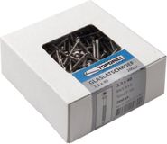 Topdrill Hoenderdaal Fasteners Glaslatschroeven lenskop torx 10 3.2mm x 35mm RVS 200 stuks