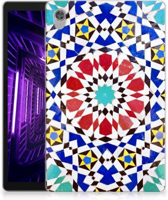 B2Ctelecom Hoes Lenovo Tab M10 HD (2de generatie) Tablet Cover Mozaïek - 10 inch