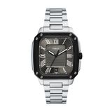 Fossil CROSBY Heren Horloge 42 mm - Zilverkleurig