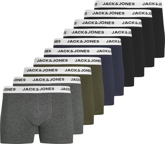 Jack&Jones Heren Jacbasic Boxershorts 10-Pack Forest Night