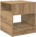 vidaXL Bijzettafel Artisan Eiken 40,5 x 40 x 45 cm Bewerkt Hout