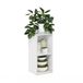 Furinno Fulda 2-laags ruimtebesparende opbergplank, boekenkast, 25 cm breed, wit
